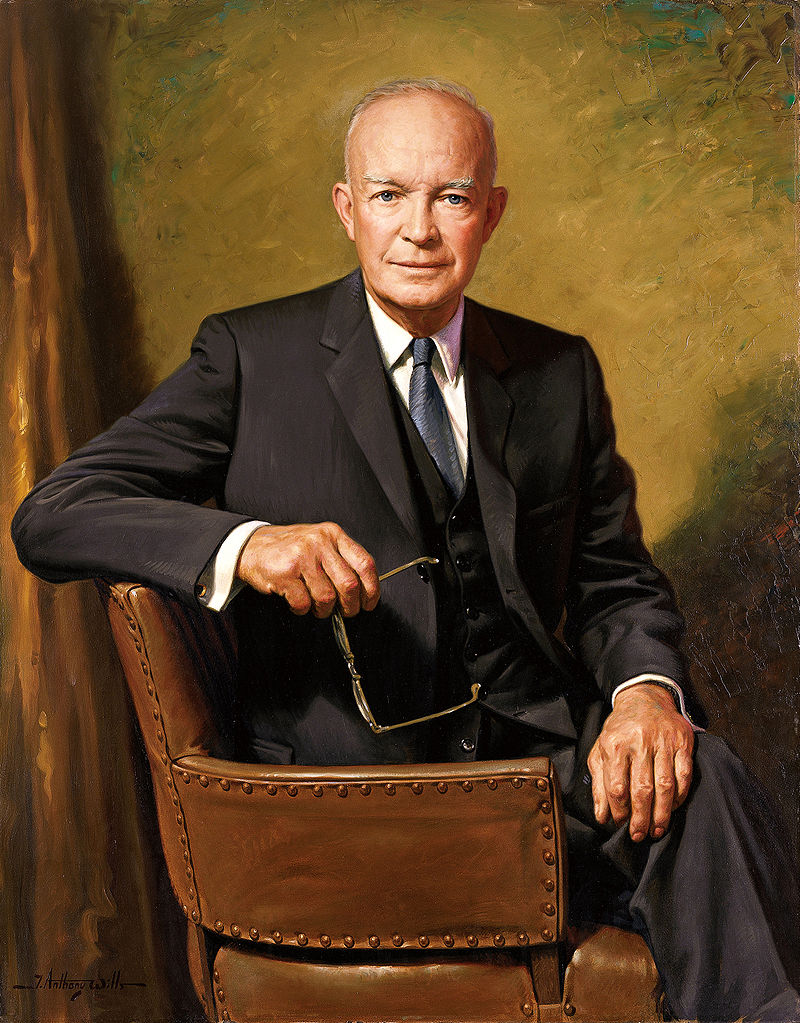 Dwight D. Eisenhower. Autor foto James Anthony Wils. Sursa Wikipedia.